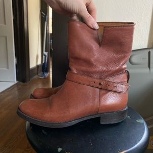 Madewell Boots Brown Leather